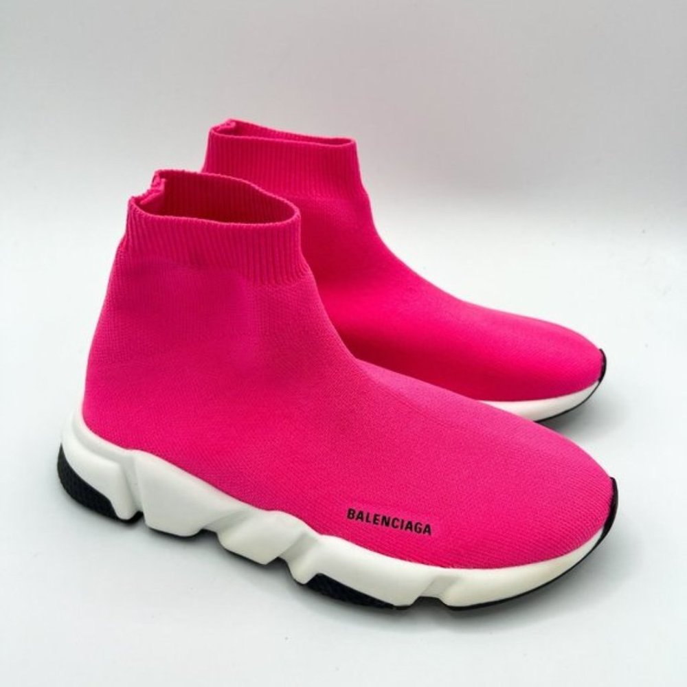 Balenciaga Kid's Speed Trainer Sock Sneakers
